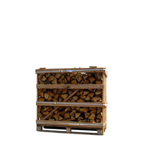 30 cm – 2.5 Stères – Caisse à bûches en chêne ultra sec