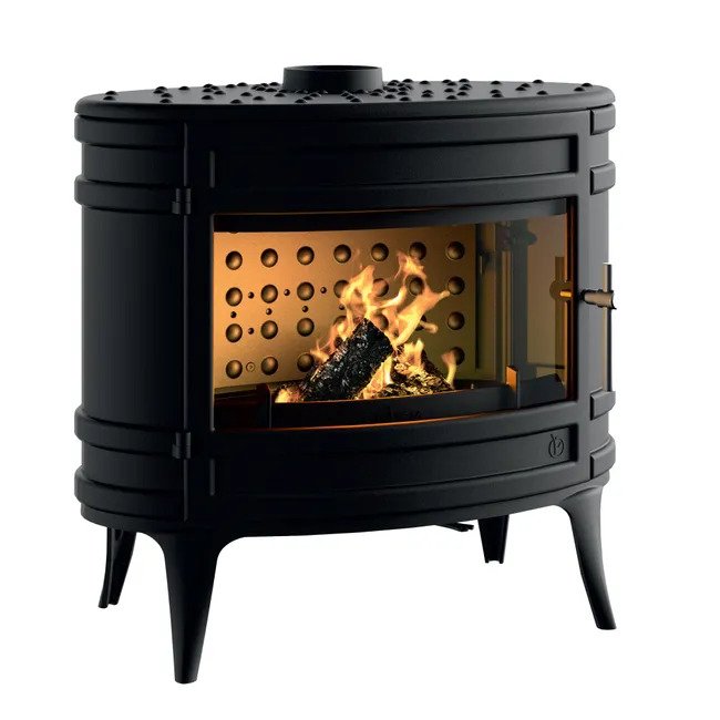 Poêle à bois INVICTA Mandor anthracite, 12 kW